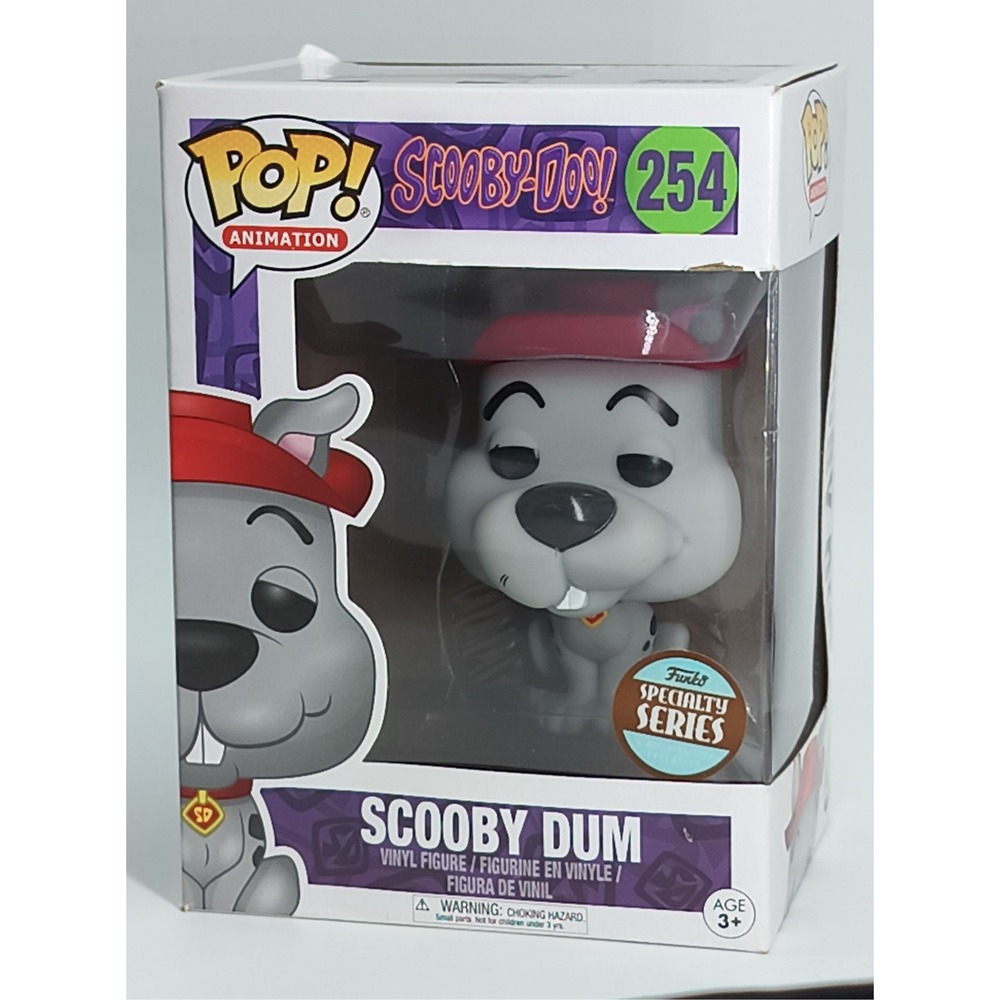 Funko Pop Animation 254 Scooby Dum Scooby-Doo Specialty Series Vaulted Rare HTF